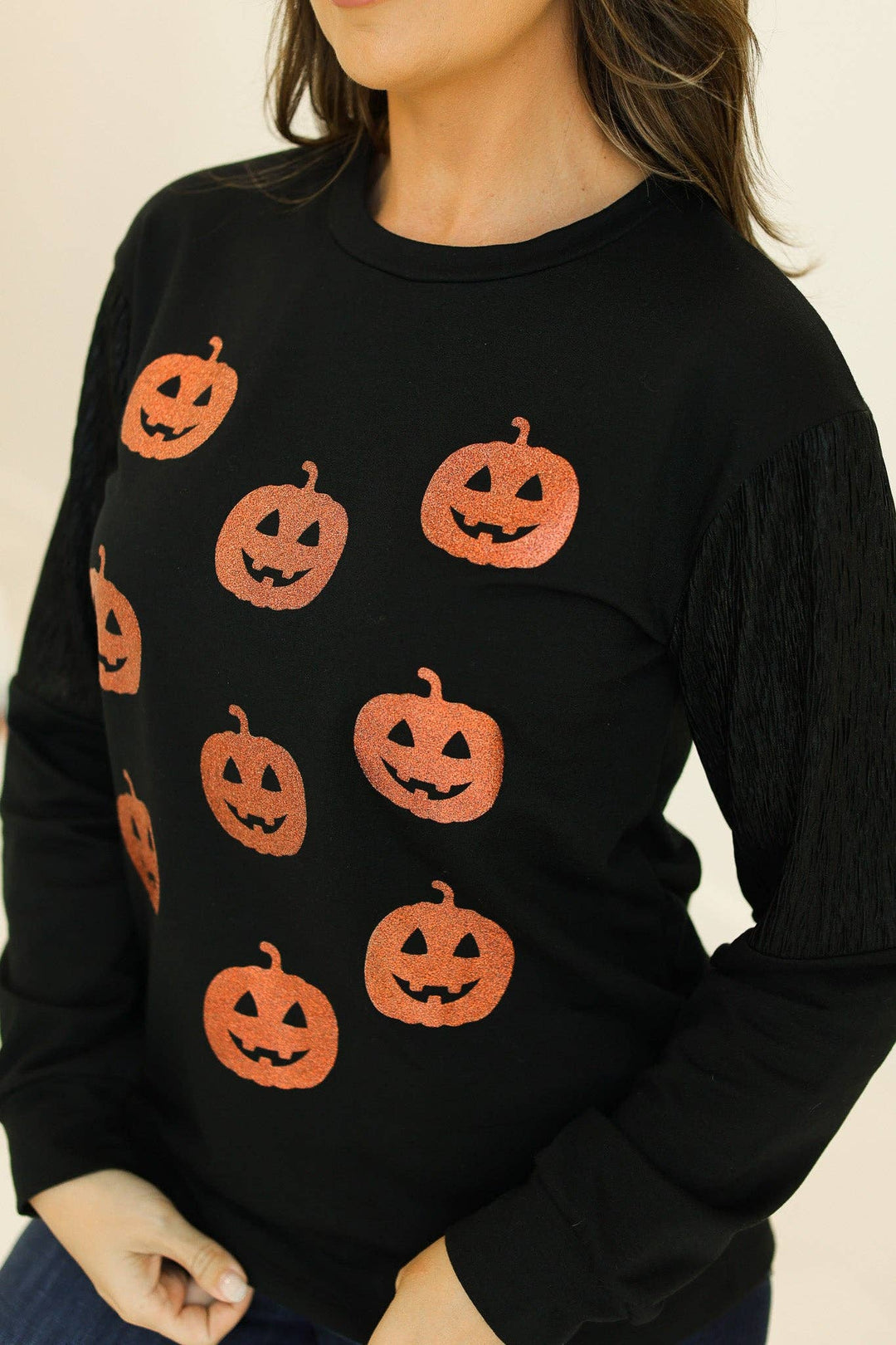 Black Pumpkin Sweater - Reg & Curvy