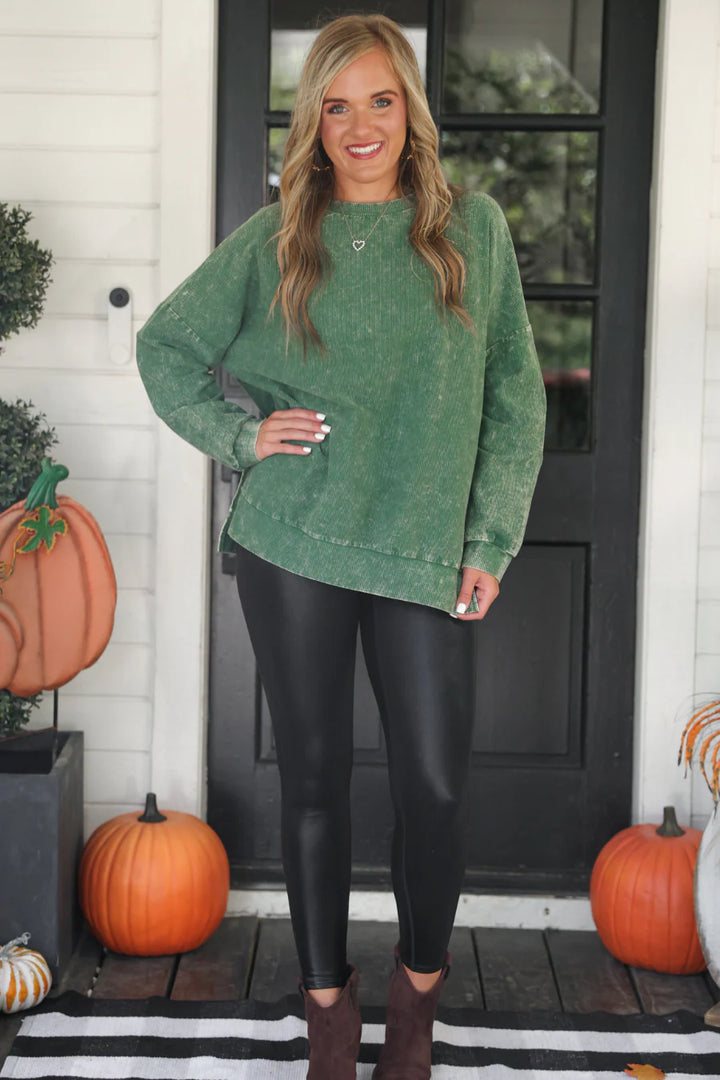 *PREORDER* Streetlight Shine Faux Leather Pants - Reg & Curvy