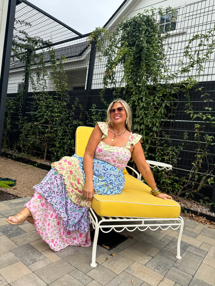 *PREORDER* Floral Rainbow Swim Set - Reg & Curvy