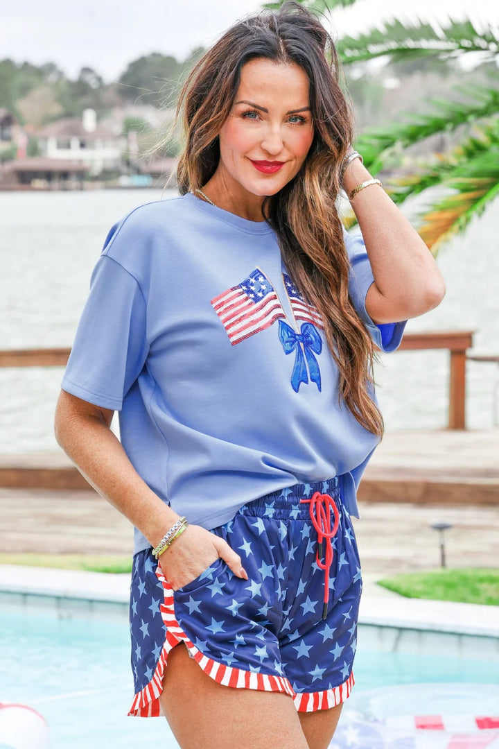 Star-Spangled Sweetheart Shorts - Reg & Curvy