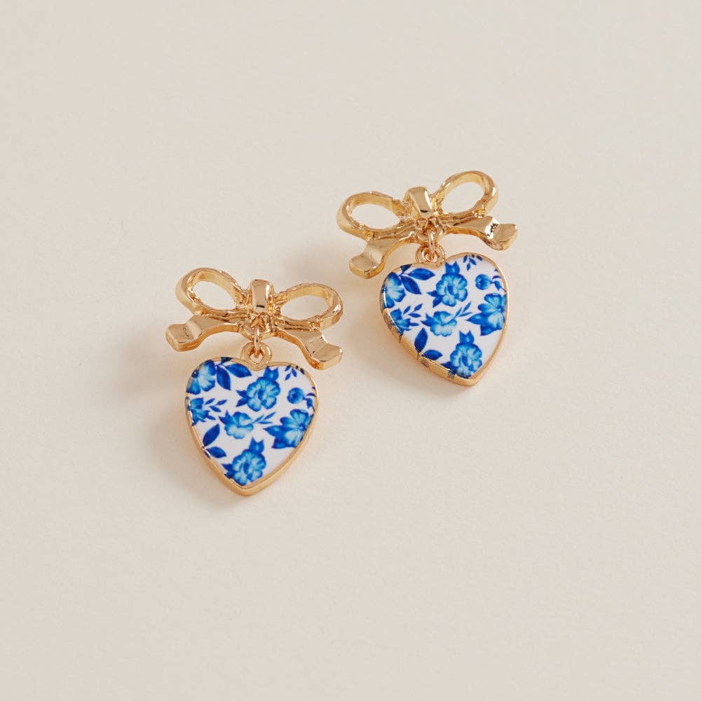 Sweetheart Bow Earrings - 2 Options