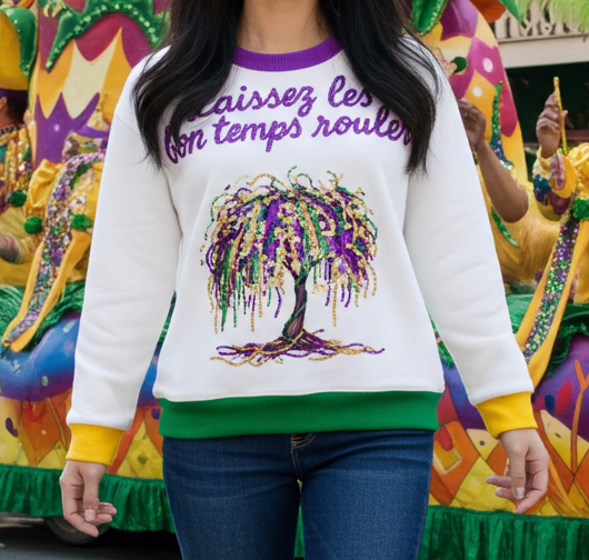 *PREORDER* Let the Good Times Roll Sweater - Reg & Curvy
