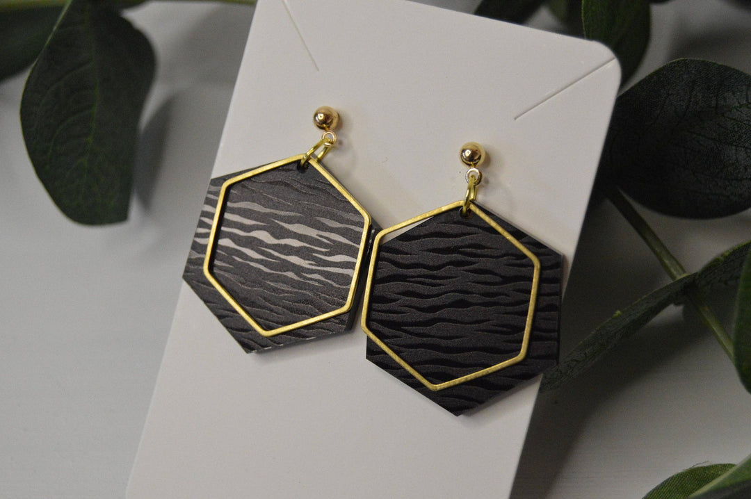 Wild Side Hex Earrings