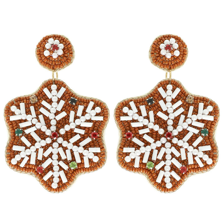 Frosted Gingerflake Earrings