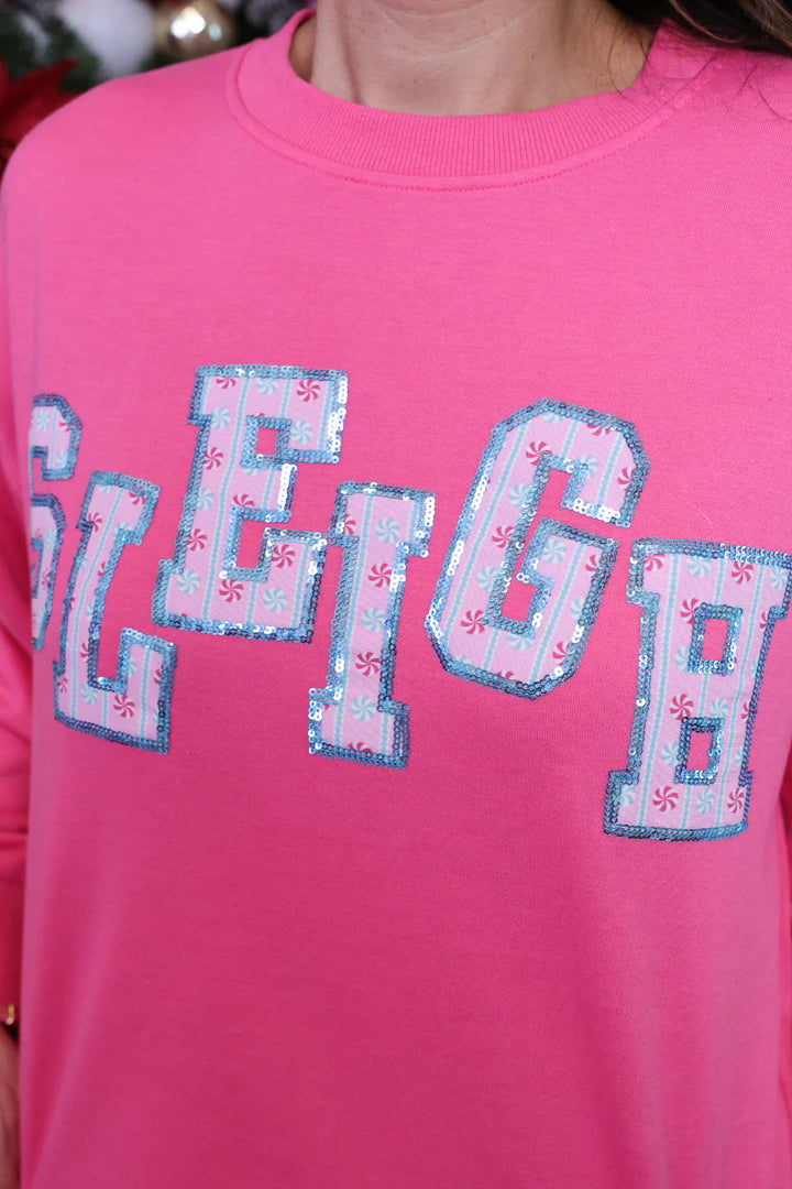 *PREORDER* Peppermint Sleigh Pullover - Reg & Curvy