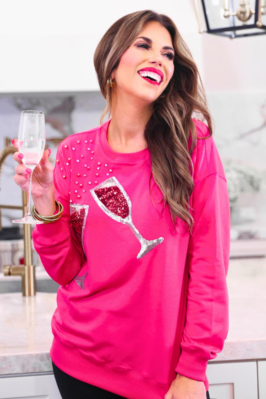 Bubbly & Bright Sequin Pullover - Reg & Curvy