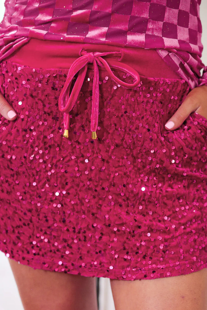 *PREORDER* Bubbly Bliss Sequin Skort - Reg & Curvy