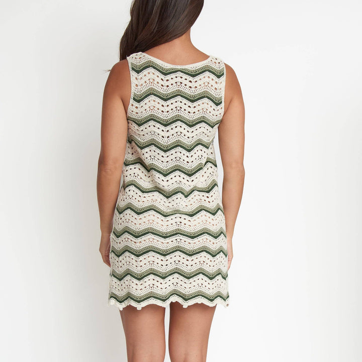 Marlowe Striped Crochet Dress - Reg & Curvy
