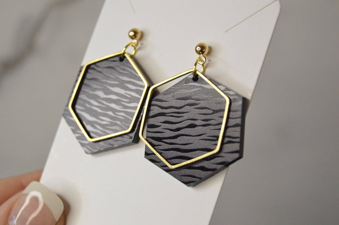 Wild Side Hex Earrings