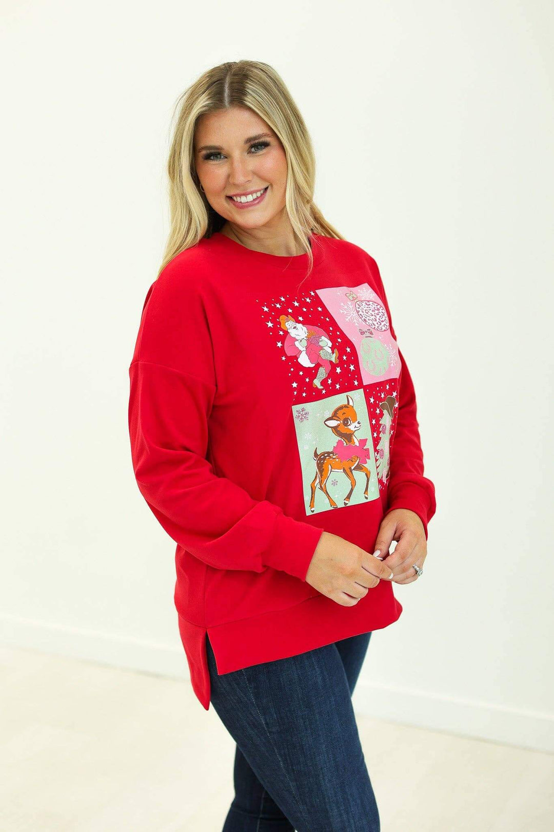 Retro Jolly Vibes Sweatshirt - Reg & Curvy