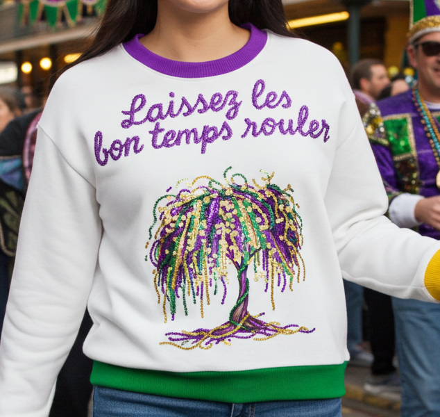 *PREORDER* Let the Good Times Roll Sweater - Reg & Curvy