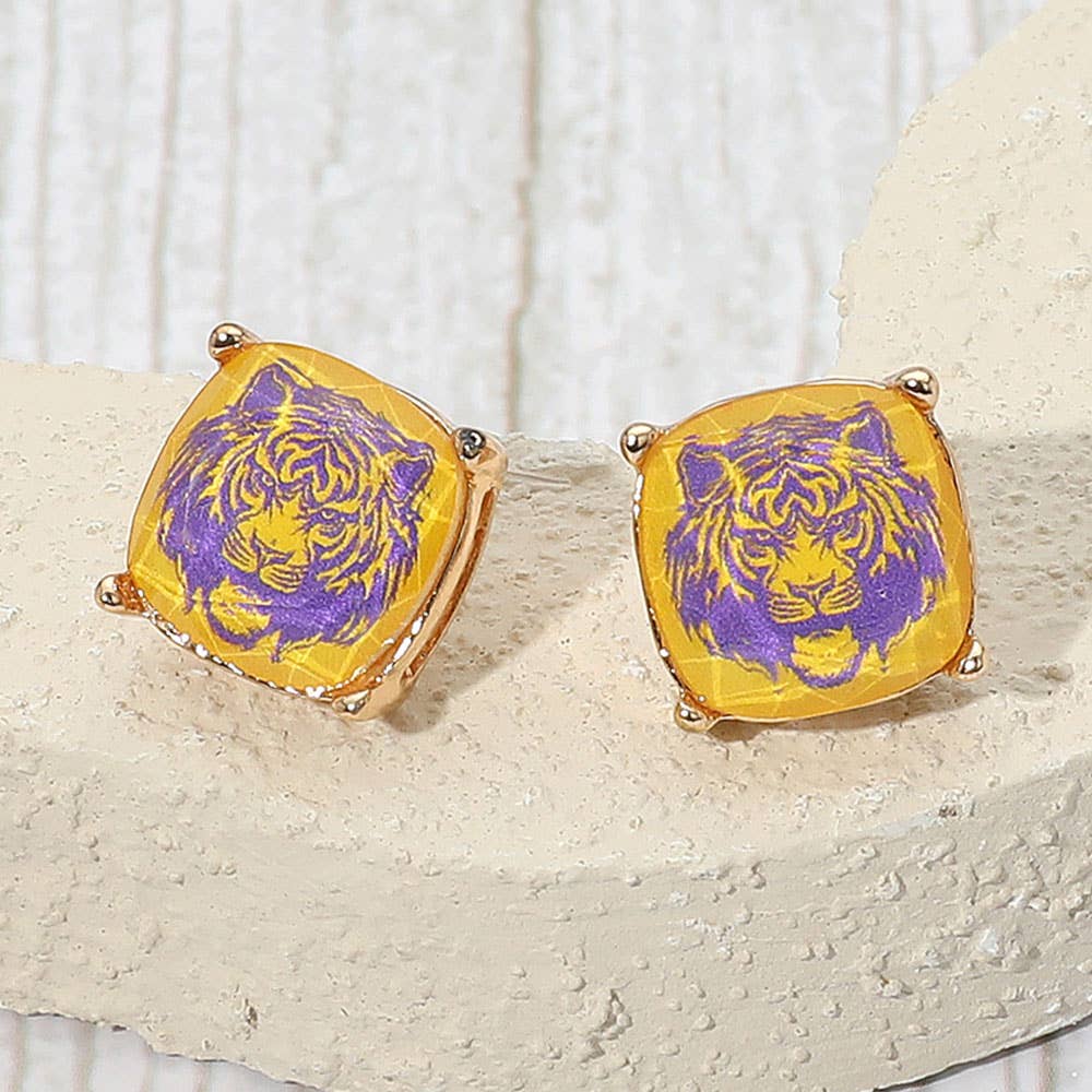 Tiger Gameday Grit Studs - 2 Options