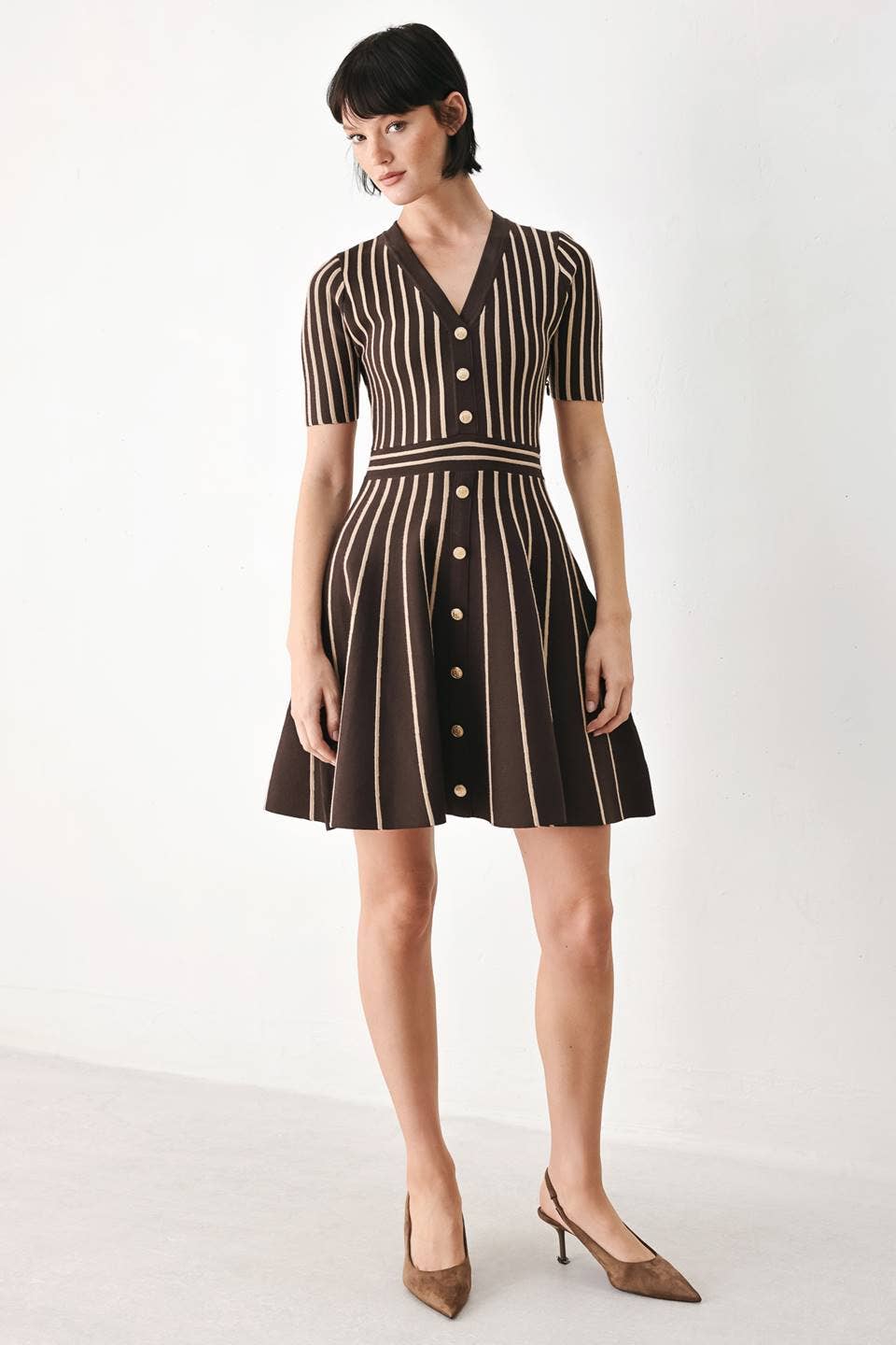 Main Street Mocha Sweater Dress