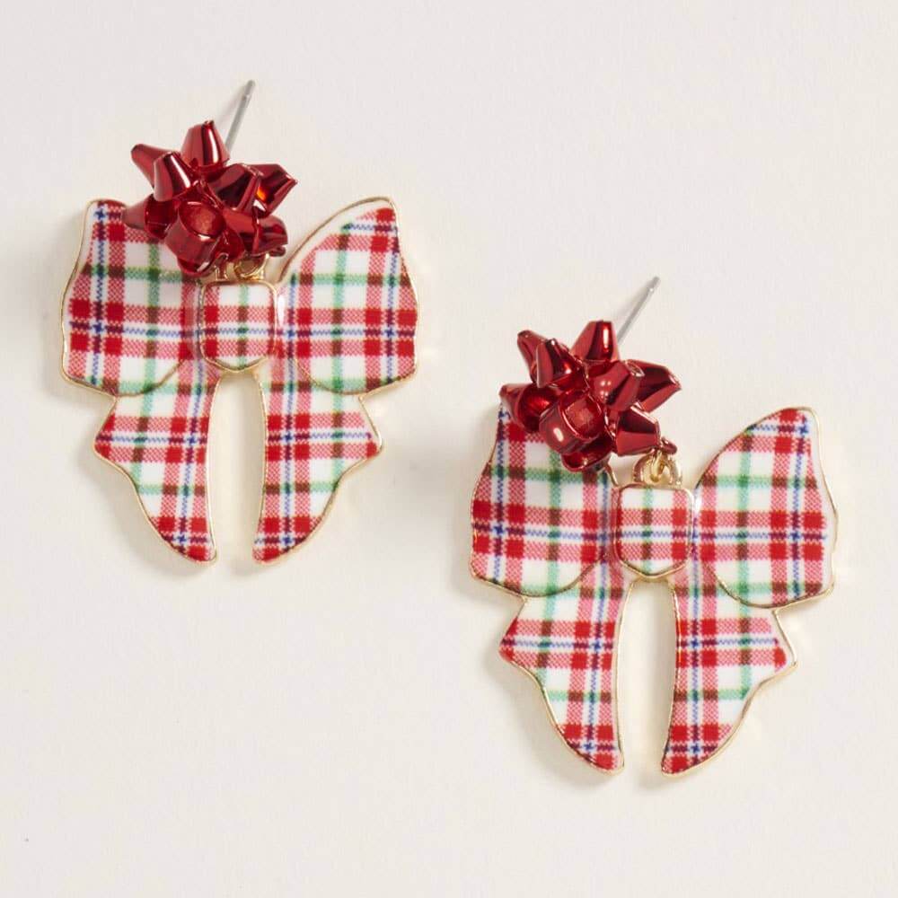 Holiday Bow Earrings - 3 Options