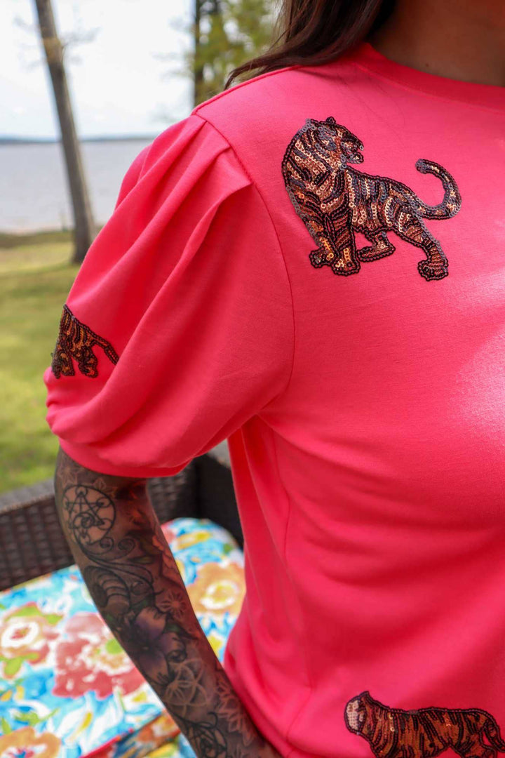 Fiercely Fabulous Sequin Tiger Set - Reg & Curvy