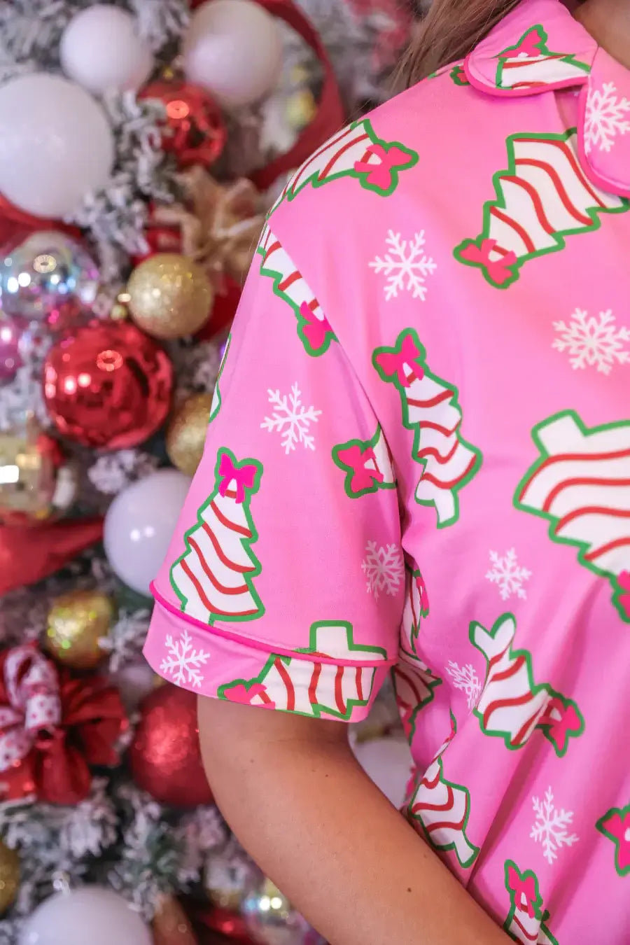 Bow Christmas Treat Pajamas - Reg & Curvy