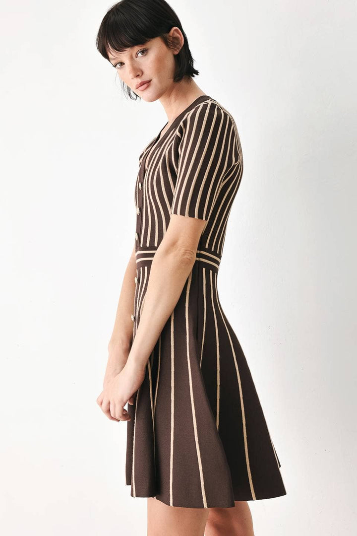 Main Street Mocha Sweater Dress
