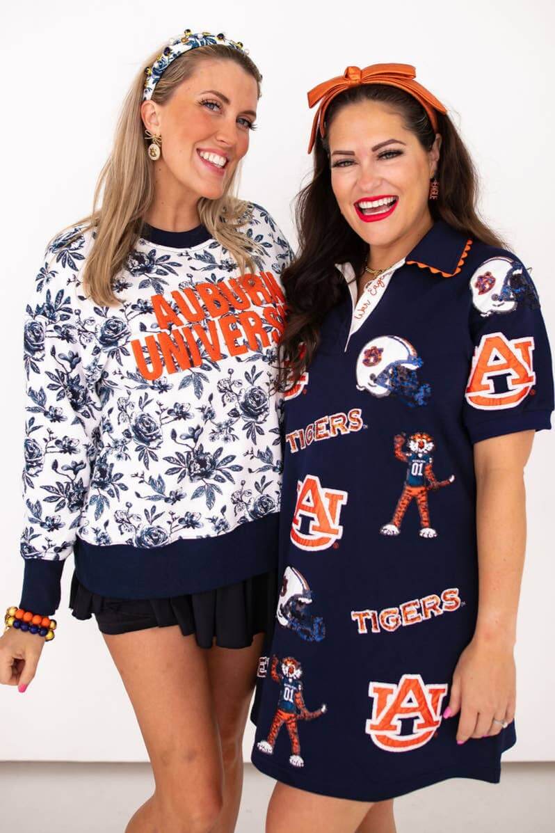 Auburn Floral Toile Sweatshirt