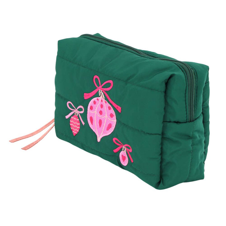 Merry & Bright Ornament Cosmetic Bag
