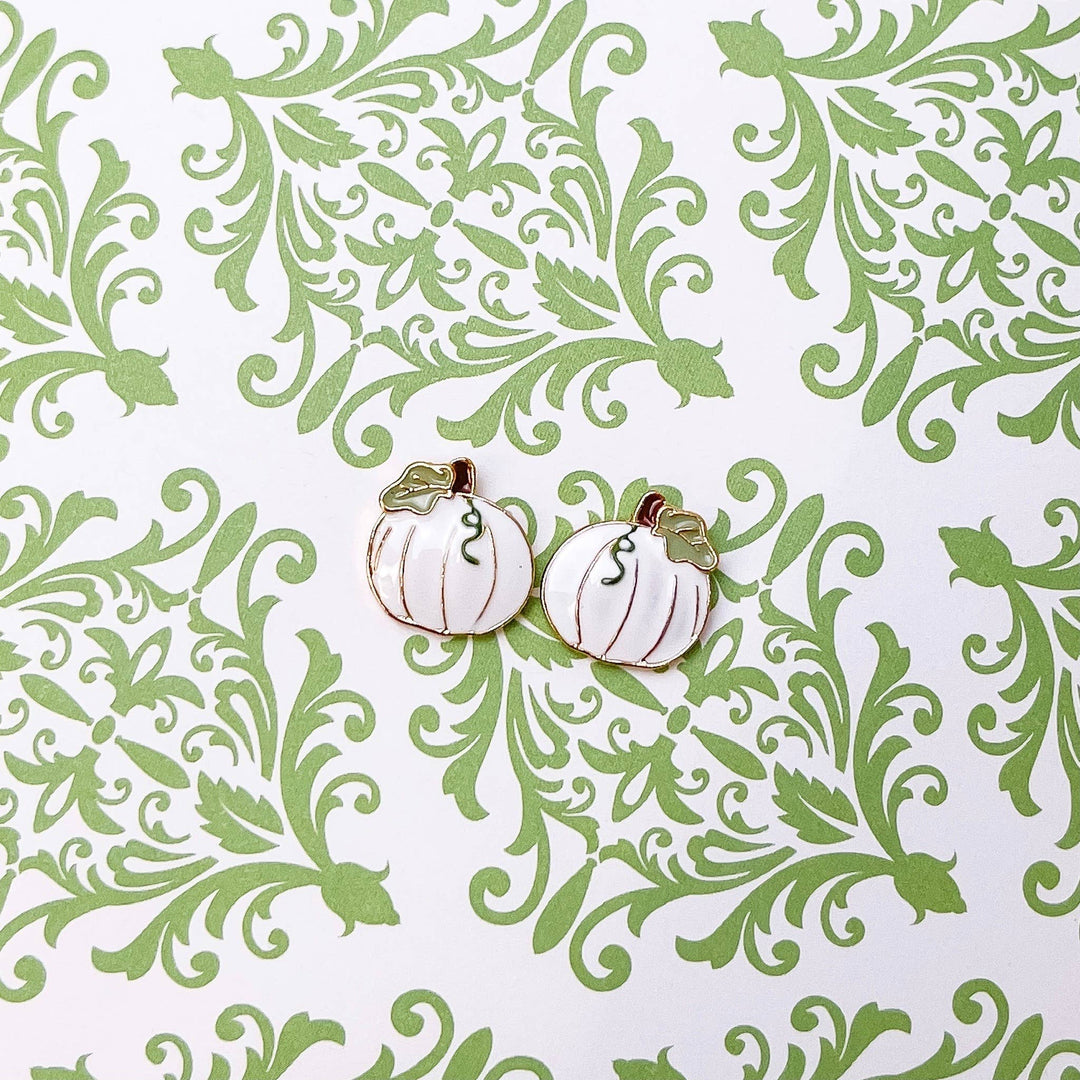 Pumpkin Patch Charm Studs