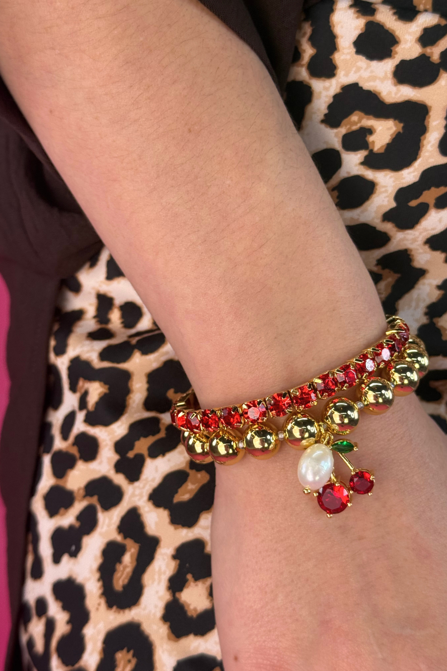 Cherry Bomb Bracelet Duo