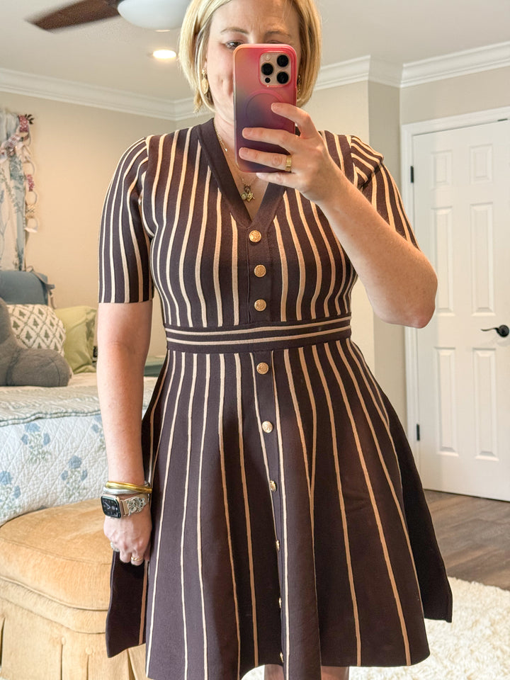 Main Street Mocha Sweater Dress