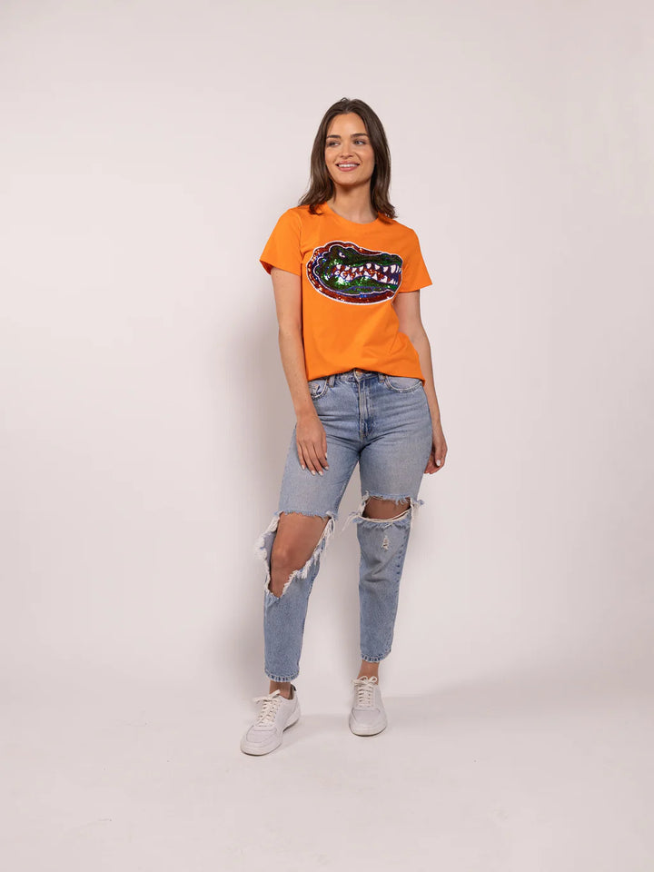 Gator Spirit Sequin Tee