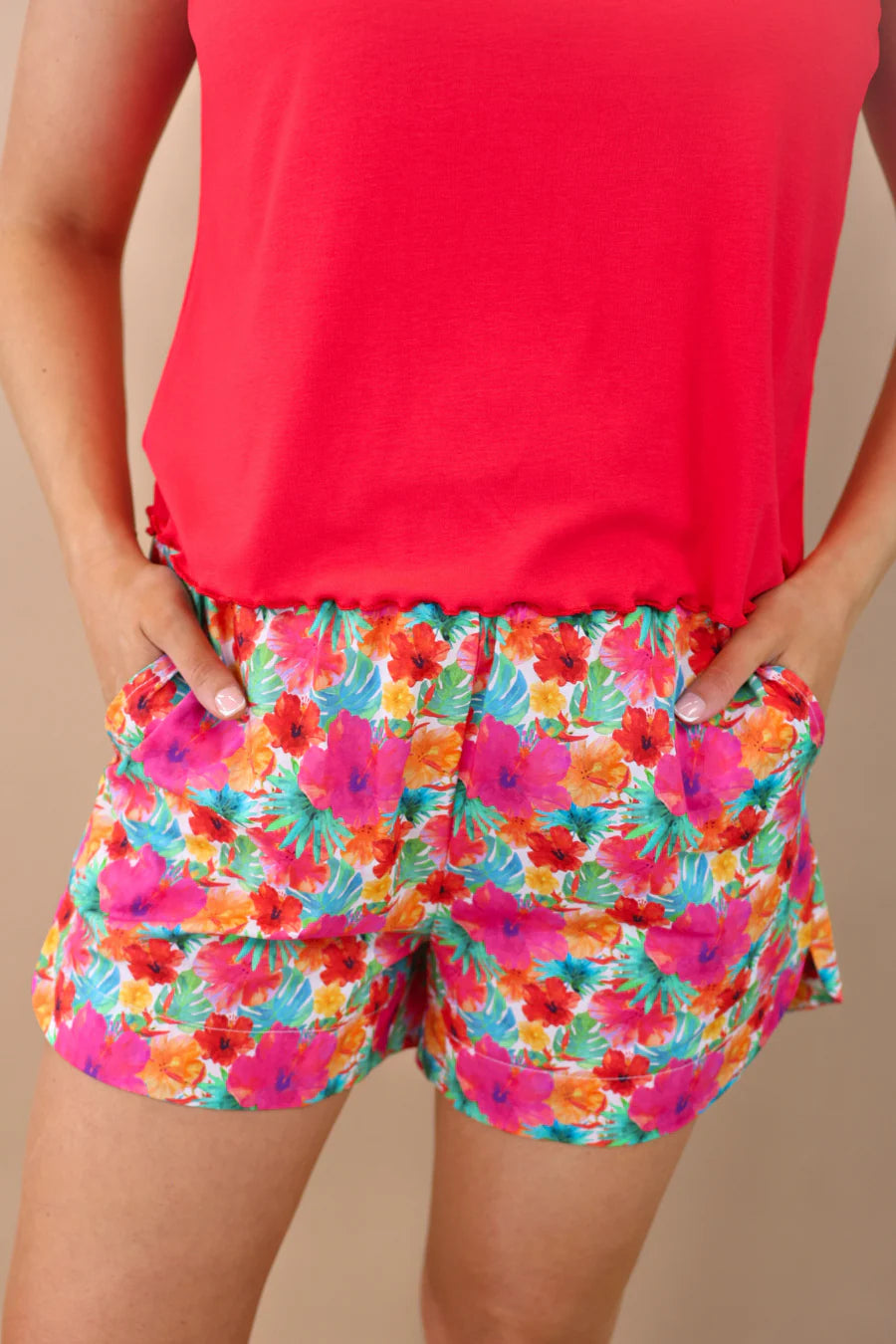The Palm Breeze Pull-On Shorts - Reg & Curvy