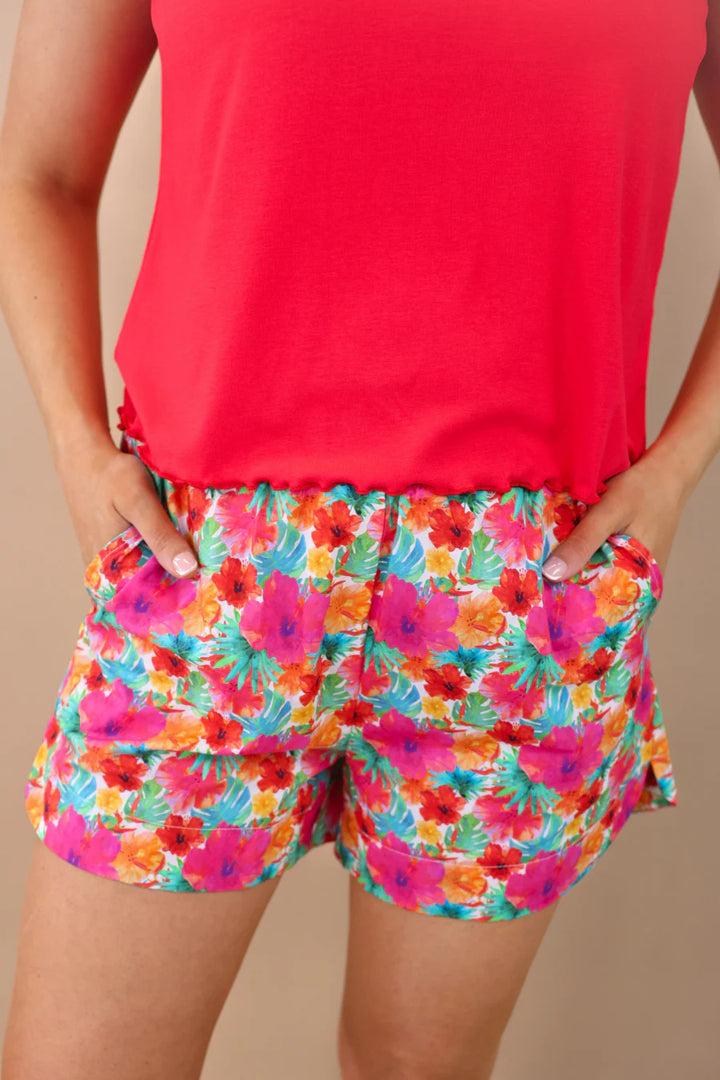 The Palm Breeze Pull-On Shorts - Reg & Curvy