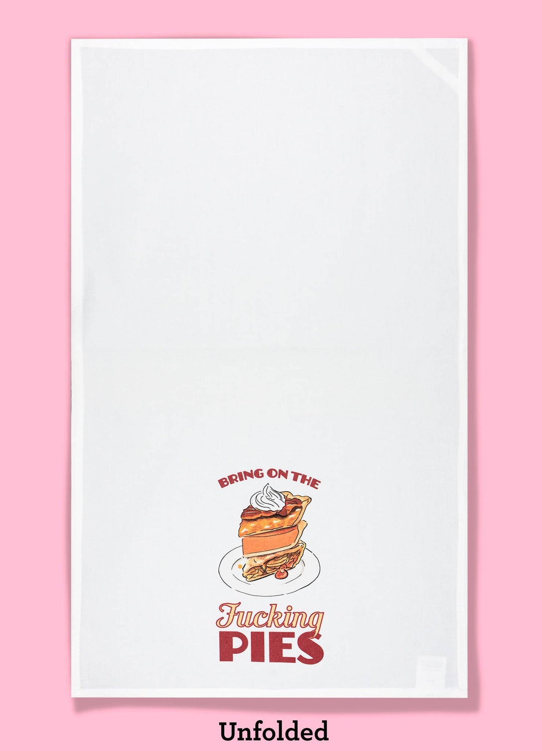 The “Pie Before Peace” Tea Towel