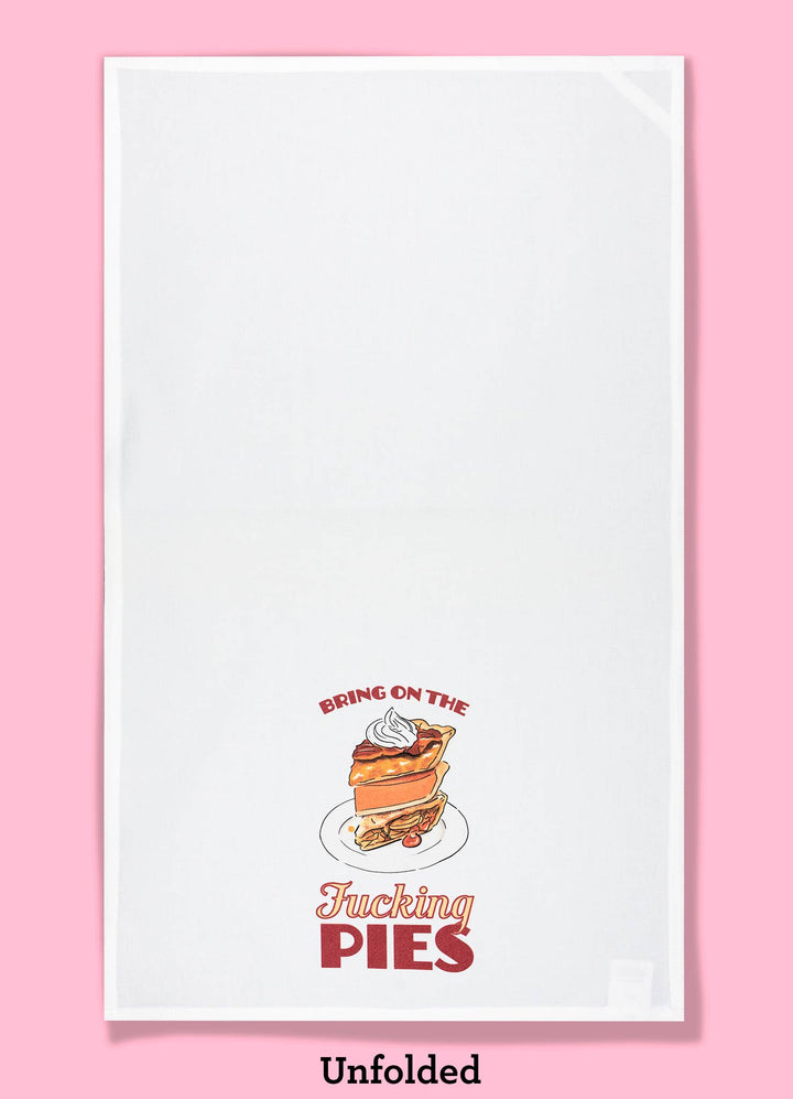 The “Pie Before Peace” Tea Towel
