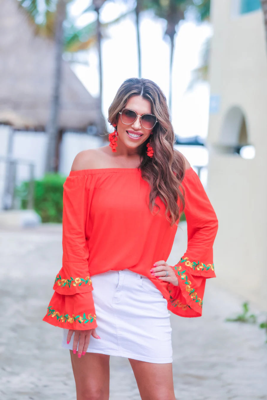 Sunset Fiesta Top - Reg & Curvy