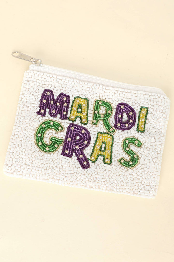 The Mardi Pop Beaded Coin Purse