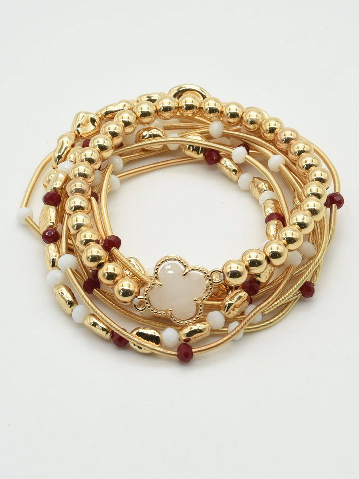 Game Day Glam Bracelet Stack - 4 Colors