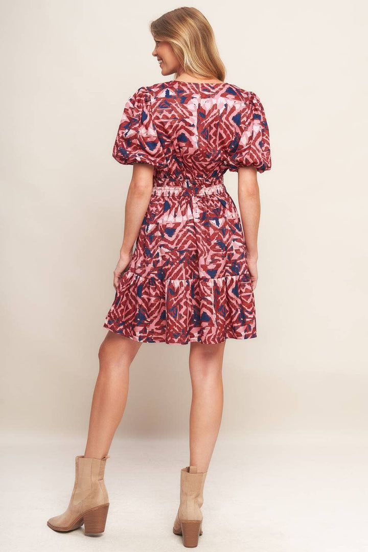 Autumn Afterglow Mini Dress