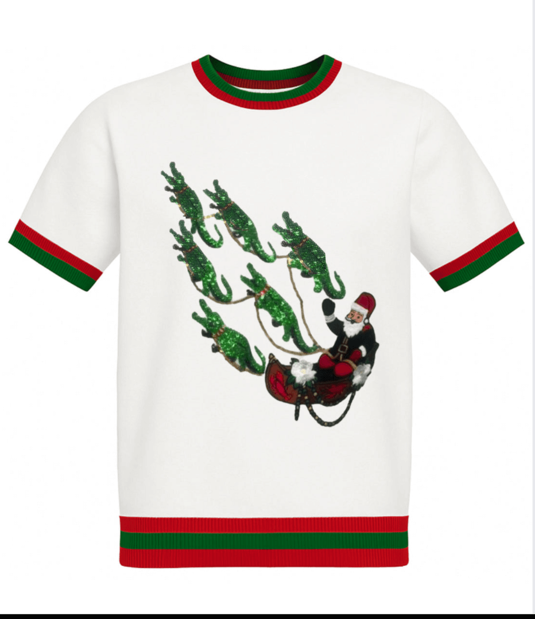 *PREORDER* Gator Claus Top - Reg & Curvy