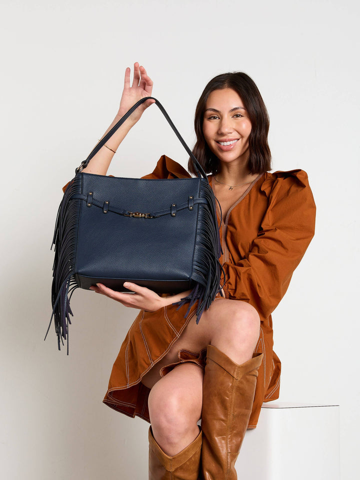 Midnight Rodeo Fringe Tote