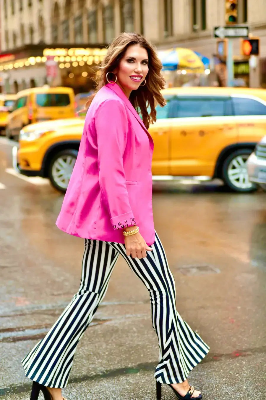 Showstopper Stripes Flare Pants - Reg & Curvy