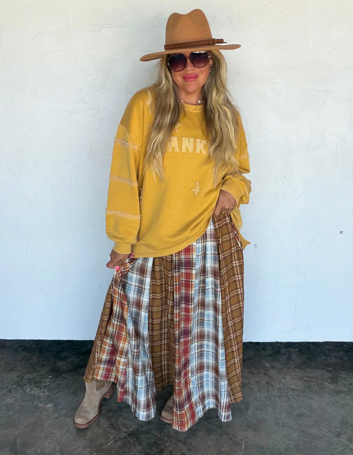 *PREORDER* Thankful & Cozy Pullover - Reg & Curvy