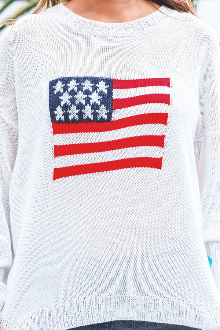 Stars & Stripes Forever Sweater - Reg & Curvy
