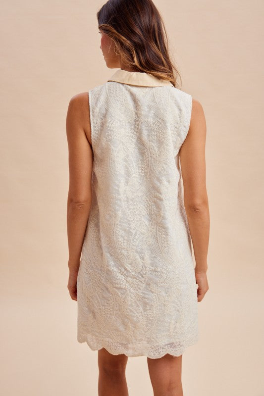 *PREORDER*  Champagne Garden Lace Dress  - Reg & Curvy