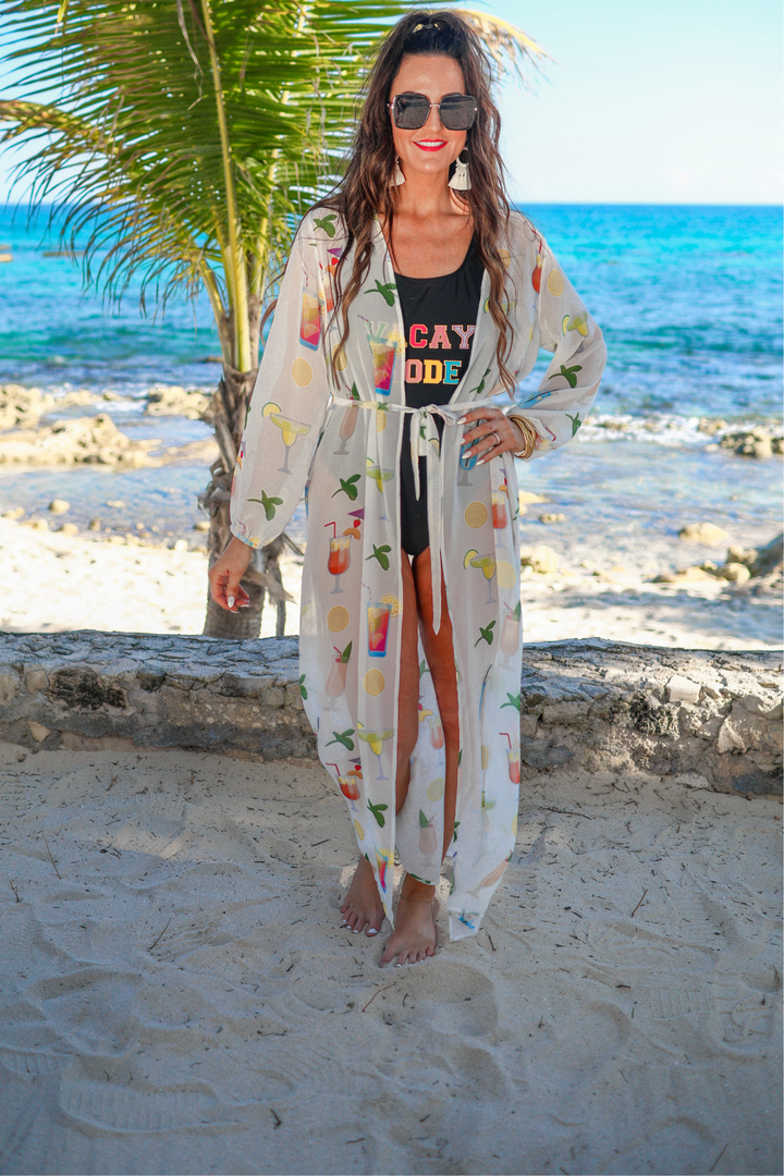 Sip Happens Resort Cover-Up - Curvy