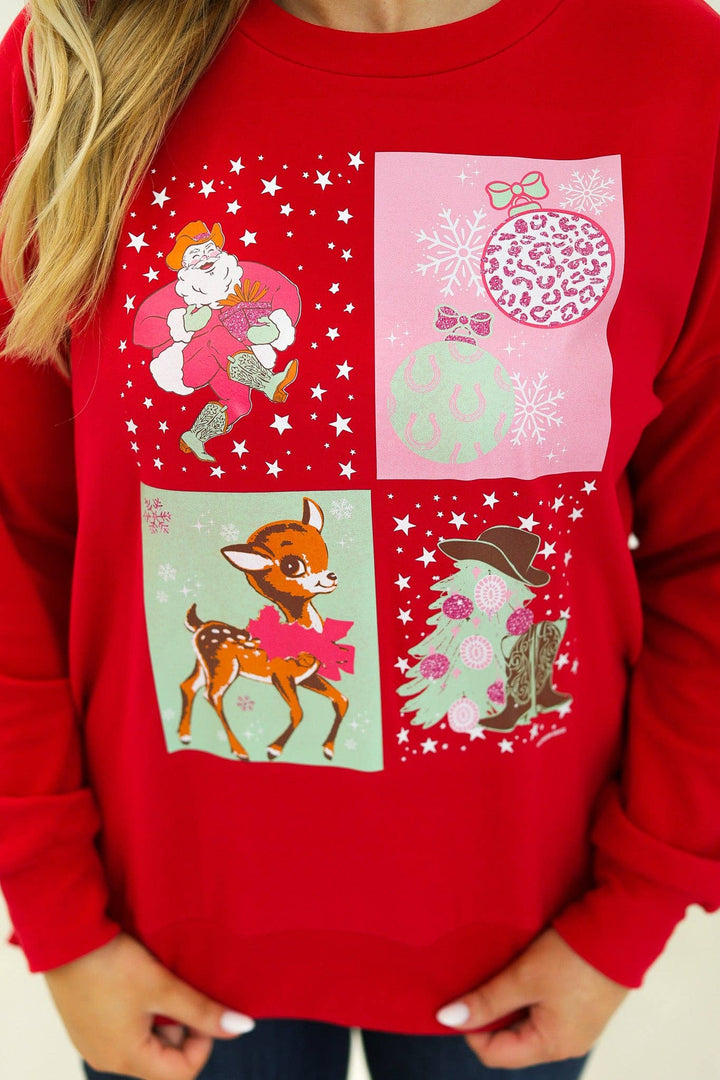 Retro Jolly Vibes Sweatshirt - Reg & Curvy