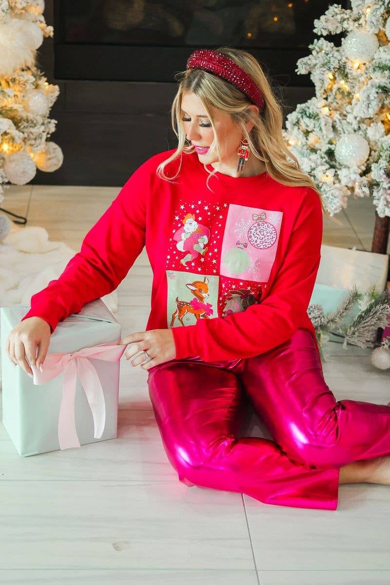 Retro Jolly Vibes Sweatshirt - Reg & Curvy