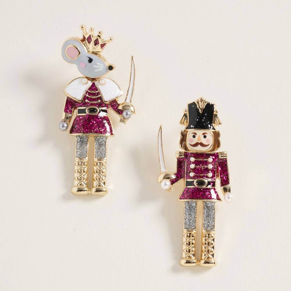 Battle of the Nutcracker Earrings - 3 Colors