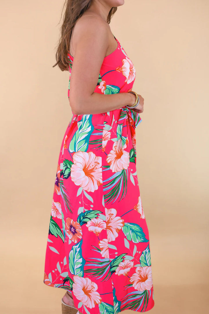 Island Sunset One-Shoulder Maxi Dress - Reg & Curvy