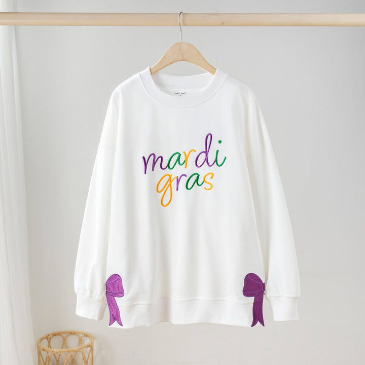 The Beads & Bows Sweatshirt - Reg & Curvy