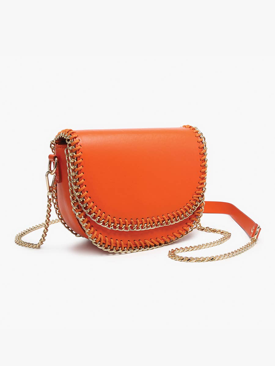Pumpkin Spice & Gold Crossbody