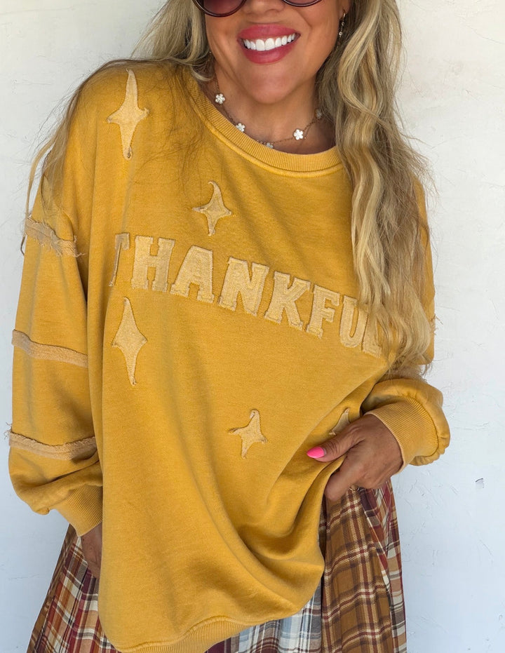 *PREORDER* Thankful & Cozy Pullover - Reg & Curvy