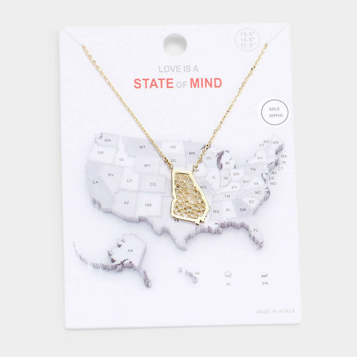 Homegrown Georgia Necklace